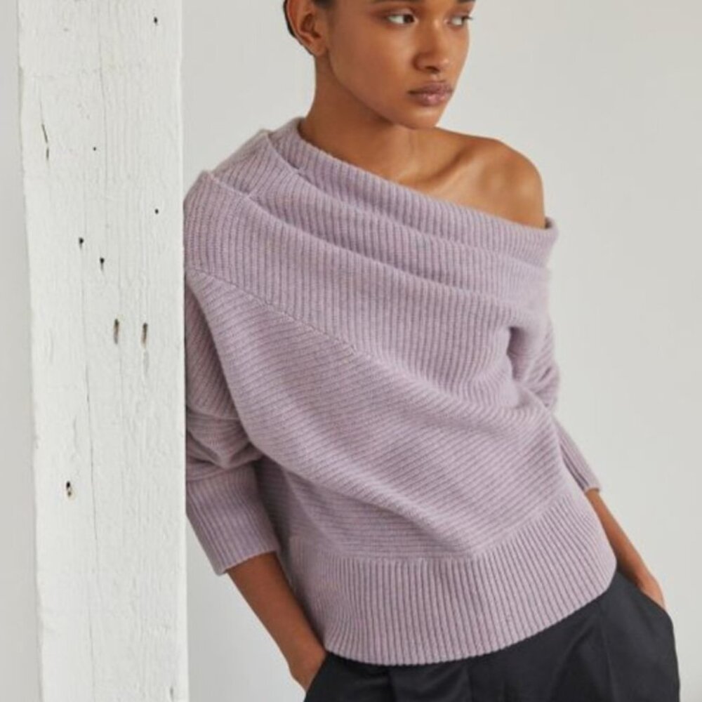 NAADAM Cream Off-the-Shoulder Sweater - Picture 9 of 9